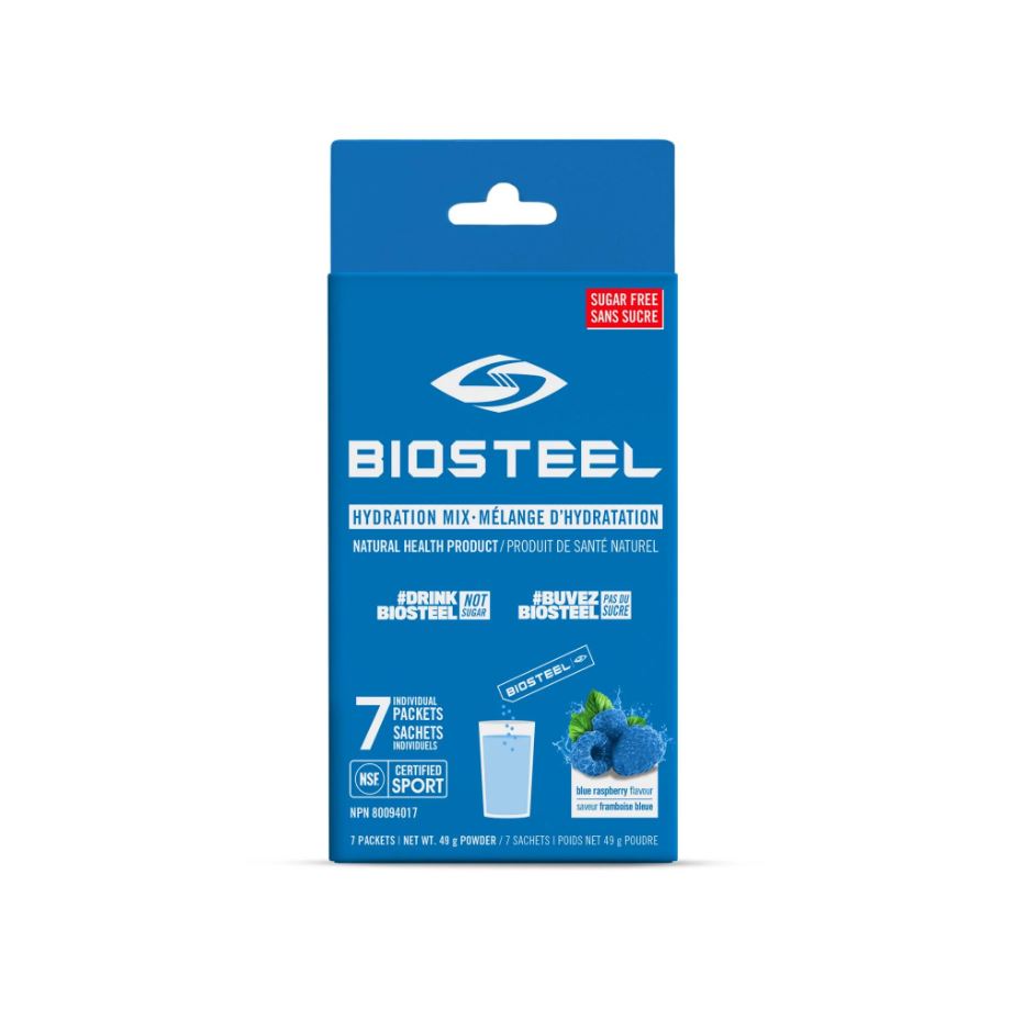 Shop Biosteel Sports Hydration Mix (7ct Box) Blue Raspberry Edmonton Canada Store