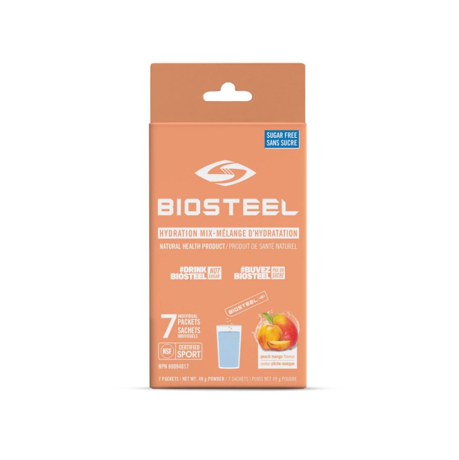 Shop Biosteel Sports Hydration Mix (7ct Box) Peach Mango Edmonton Canada Store