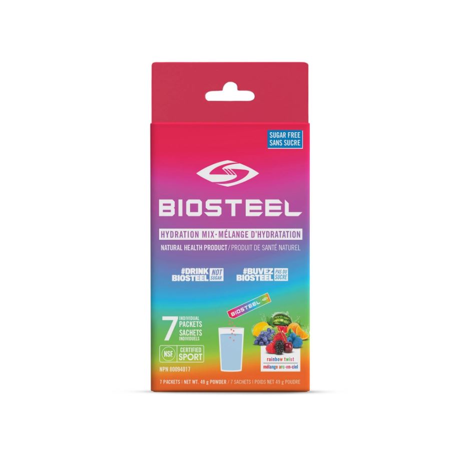Shop Biosteel Sports Hydration Mix (7ct Box) Rainbow Twist Edmonton Canada Store
