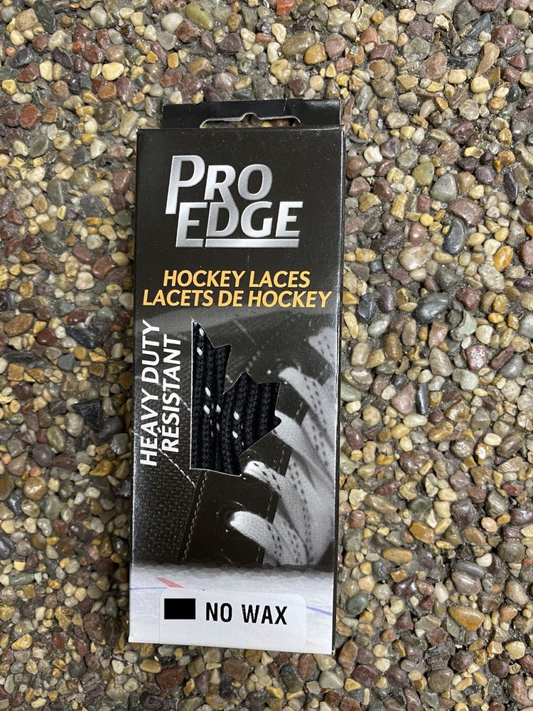 Shop Braids ProEdge Black Molded Tip Hockey Skate Laces Edmonton Canada Store