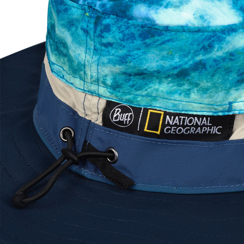 Shop Buff Explore Booney Hat Cap National Geographic Zankor Blue Edmonton Canada Store