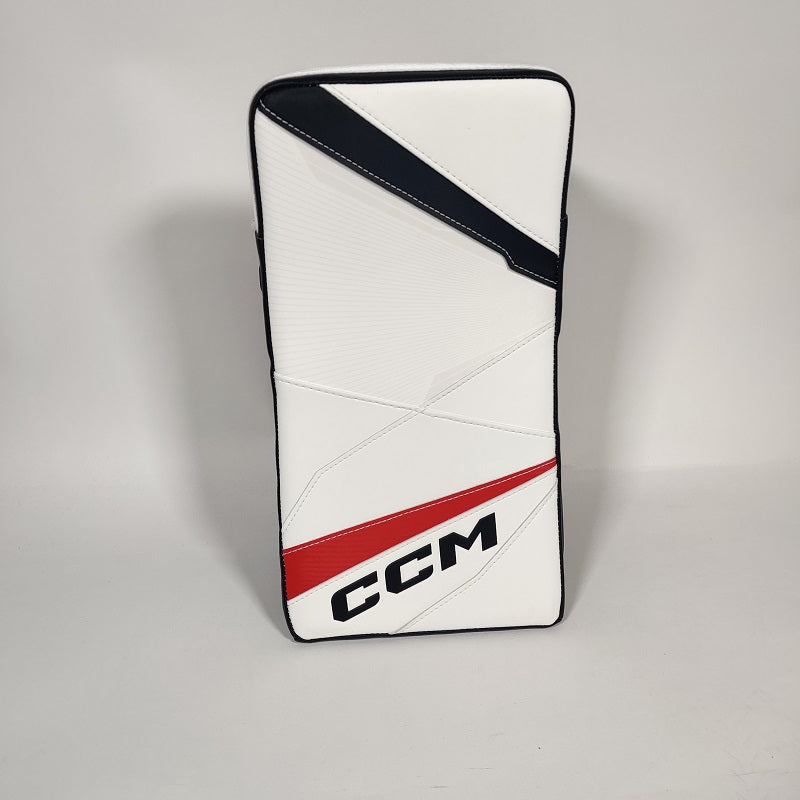 Shop CCM Intermediate AXIS 2 Pro Hockey Goalie Blocker White Black Red Edmonton Canada Store