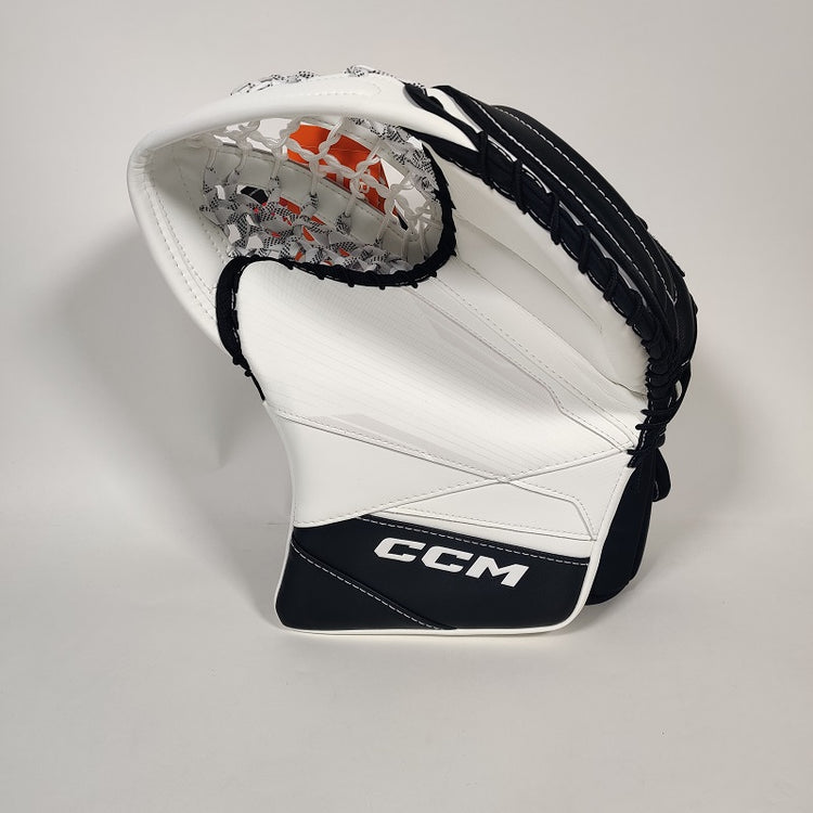 Shop CCM Intermediate Axis 2 Pro Hockey Goalie Trapper White Black Edmonton Canada Store