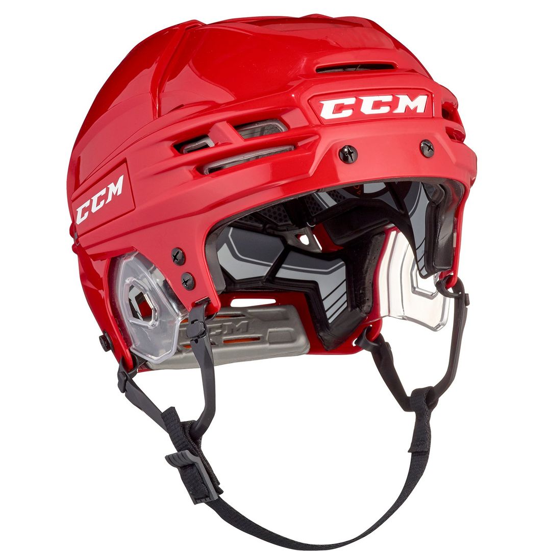 ShopCCM Senior 910 Hockey Player Helmet Red Edmonton Canada Store