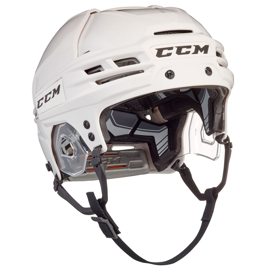 Shop CCM Senior 910 Hockey Player Helmet White Edmonton Canada Store