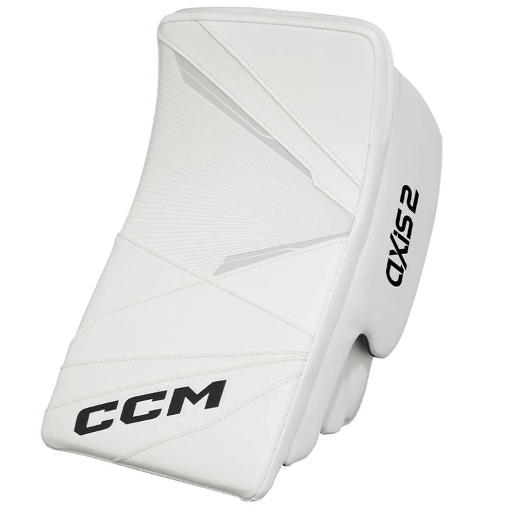 Shop CCM Senior AXIS 2 Pro Hockey Goalie Blocker White Edmonton Canada Store