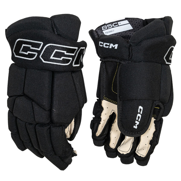Shop CCM Senior HG85C Hockey Player Gloves Black/Silver Edmonton Canada Store