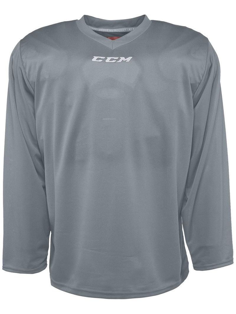 Shop CCM Senior Quicklite 5000 Hockey Goalie Practice Jersey Goalie Cut Grey Edmonton Canada Store