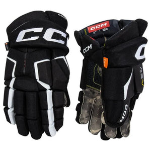 Shop CCM Senior Tacks AS-V Hockey Player Gloves Black/White Edmonton Canada Store