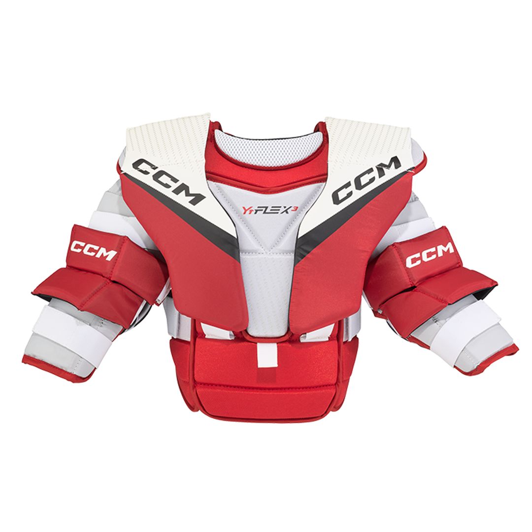 Goalie chest store and arm