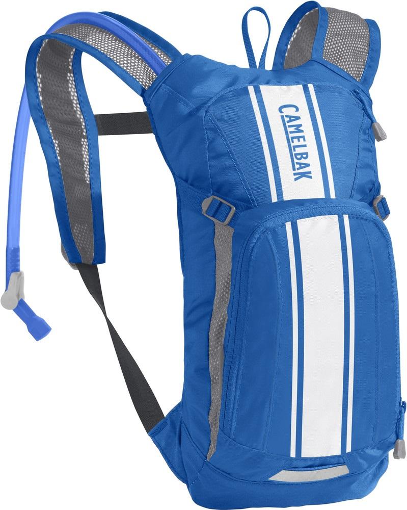 Shop Camelbak Mini Mule Kids Bike Hydration Pack Lapis Blue/White Stripe Edmonton Canada Store