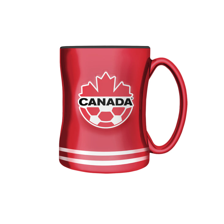 Shop Canada Store Soccer 14oz Sculpted Mug Edmonton Canada Store