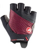 Shop Castelli Women's Rosso Corsa 2 Half Finger Cycling Bike Glove Edmonton Canada Store