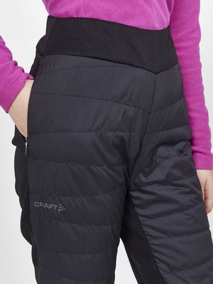 Shop Craft Women's Core Nordic Training Insulate Winter Pant Black Edmonton Canada Store
