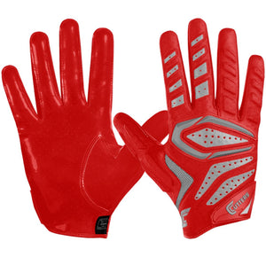 Shop Cutters Senior Gamer 2.0 Padded Football Receiver Gloves Red Edmonton Canada Store