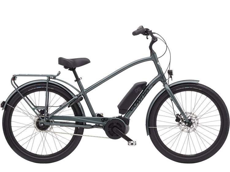 Shop Electra Townie Go! 5i Step-Over Electric Bike 2024 Anthracite Edmonton Canada Store