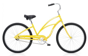 Shop Electra Women's Cruiser 1 Step-Thru Bike 2022 Sun Yellow Edmonton Canada Store