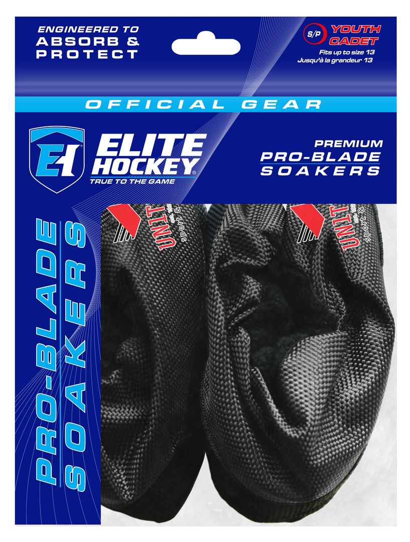 Shop Elite Hockey UNITED Black Pro-Blade Soaker Skate Guard Edmonton Canada Store