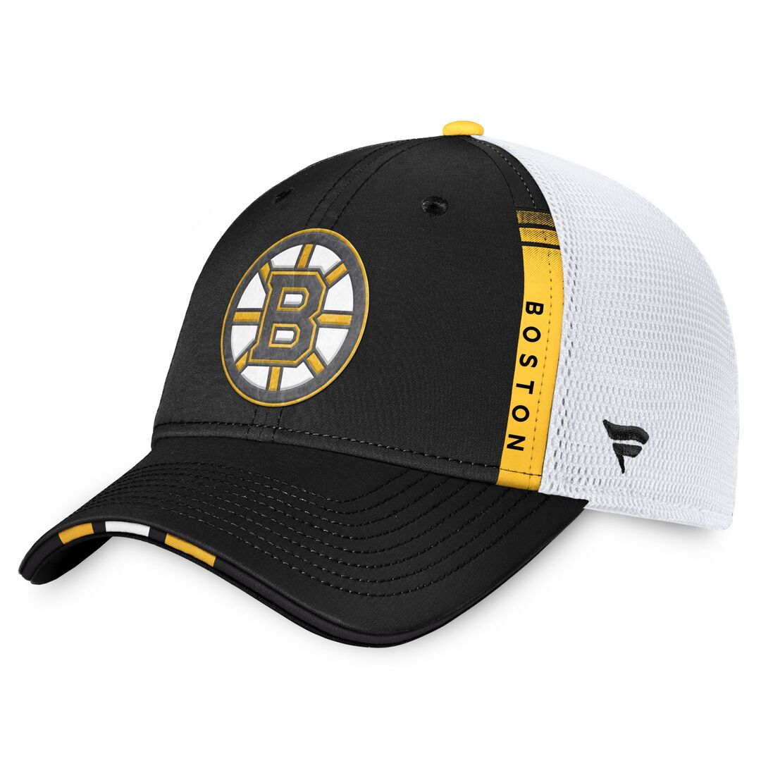 Shop Fanatics Men's NHL Boston Bruins 2022 Adjustable Draft Cap Hat Edmonton Canada Store