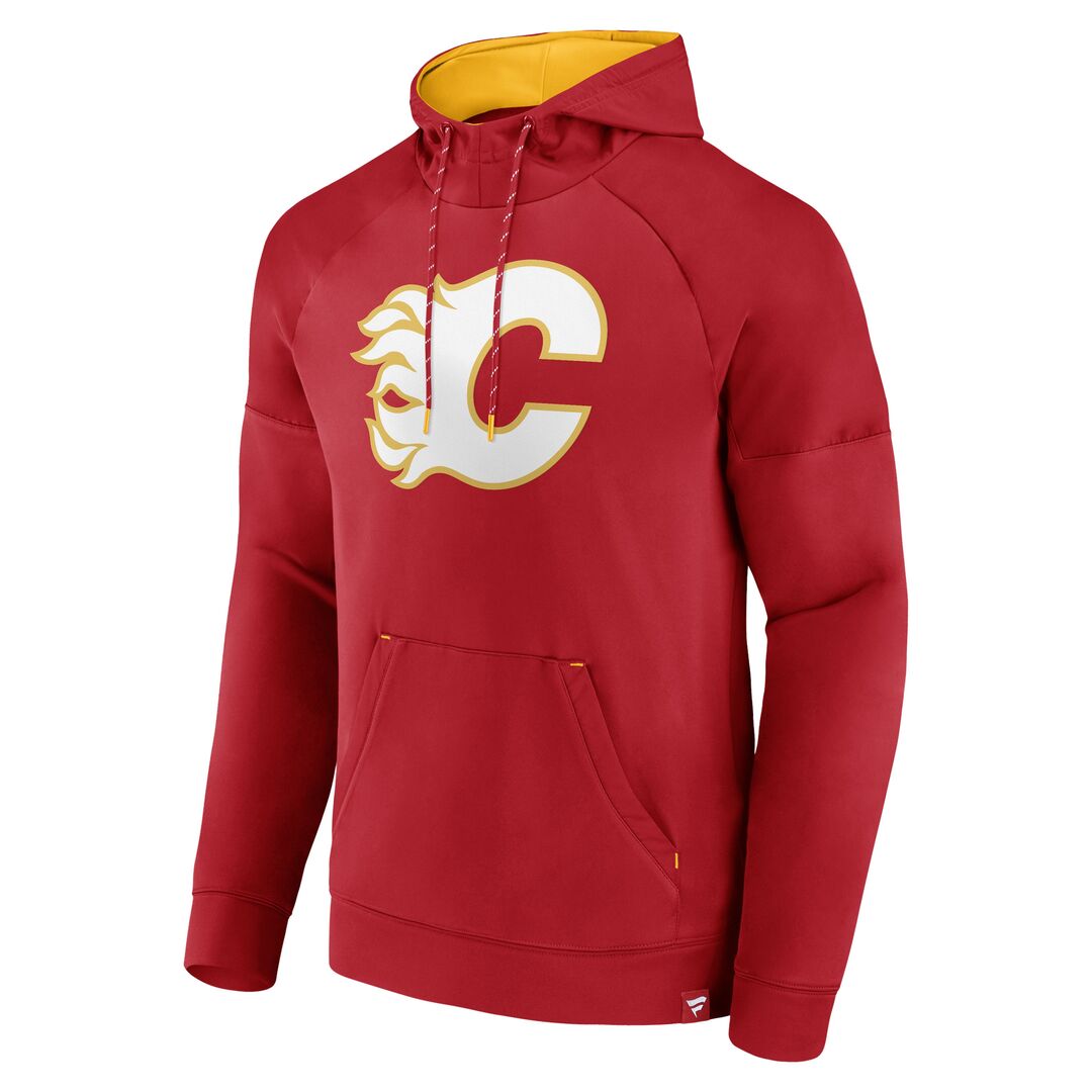 Shop Fanatics Men's NHL Calgary Flames 2022 Friction Hood Red Edmonton Canada Store