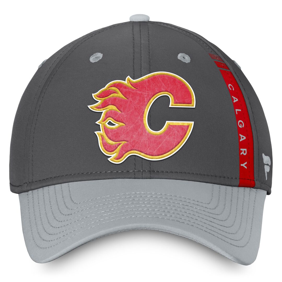 Shop Fanatics Men's NHL Calgary Flames 2022 Pro Ice Flex Cap Black Edmonton Canada Store