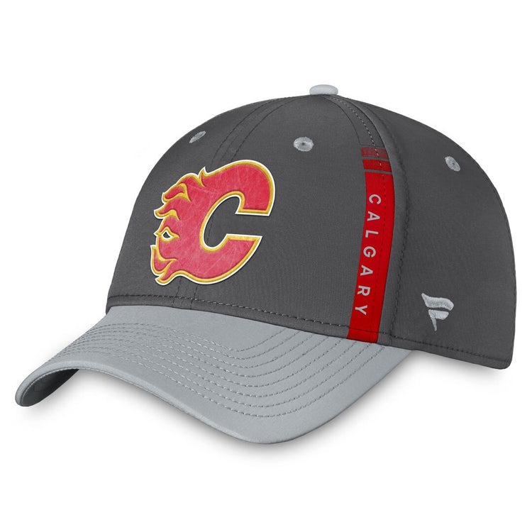 Shop Fanatics Men's NHL Calgary Flames 2022 Pro Ice Flex Cap Black Edmonton Canada Store