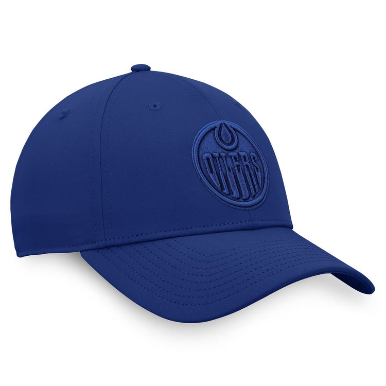 Shop Fanatics Men's NHL Edmonton Oilers 2022 Pro Structured Adjustable Cap Blue Edmonton Canada Store