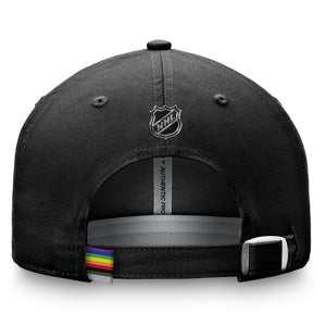 Shop Fanatics Men's NHL Edmonton Oilers Pride Adjustable Cap Black Edmonton Canada Store