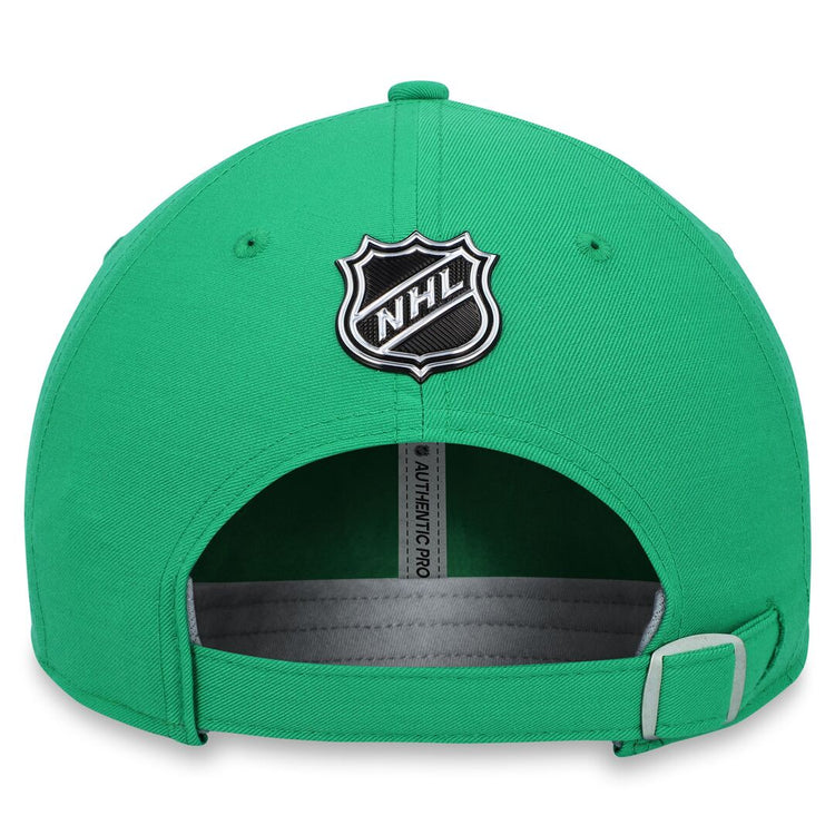 Shop Fanatics Men's NHL Edmonton Oilers St. Pats Adjustable Cap Green Edmonton Canada Store