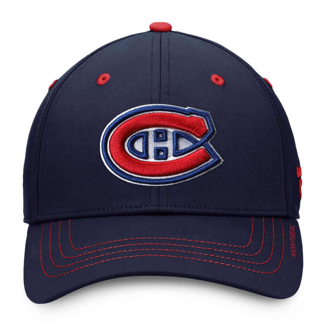 Shop Fanatics Men's NHL Montreal Canadiens 2022 Pro Ice Flex Cap Navy Edmonton Canada Store