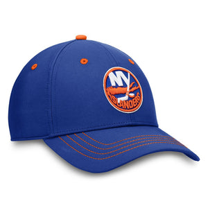 Shop Fanatics Men's NHL New York Islanders 2022 Pro Ice Flex Cap Blue Edmonton Canada Store