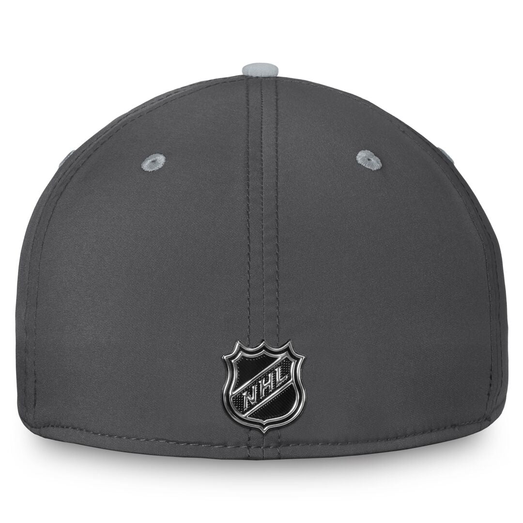 Shop Fanatics Men's NHL Seattle Kraken 2022 Pro Ice Flex Cap Grey Edmonton Canada Store