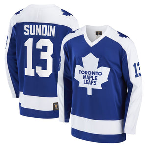 Shop Fanatics Men's NHL Toronto Maple Leafs Mats Sundin Breakaway Heritage Jersey Edmonton Canada Store