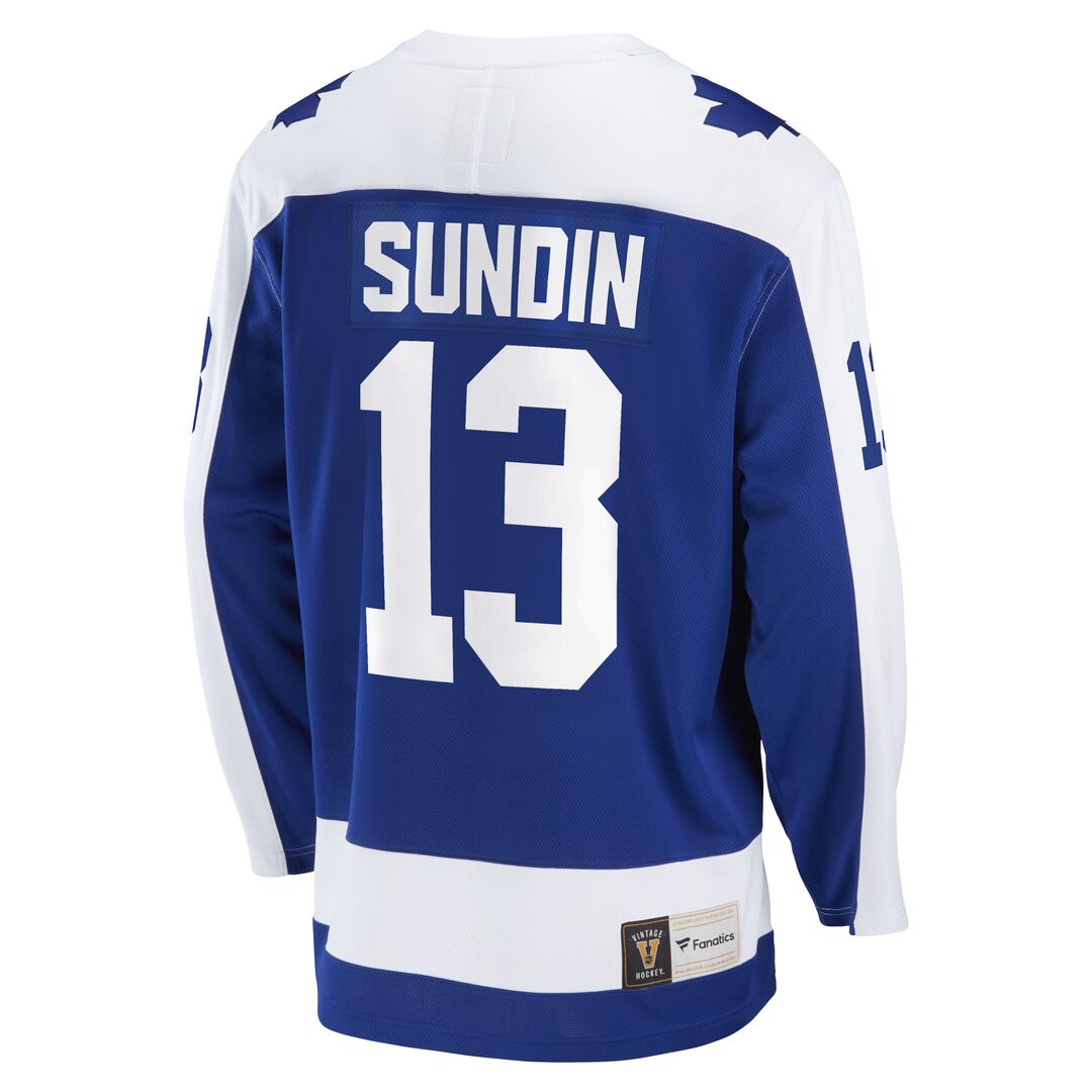 Shop Fanatics Men's NHL Toronto Maple Leafs Mats Sundin Breakaway Heritage Jersey Edmonton Canada Store