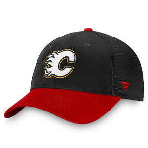 Shop Fanatics NHL Men's Calgary Flames Reverse Retro Adjustable Meshback Cap Edmonton Canada Store