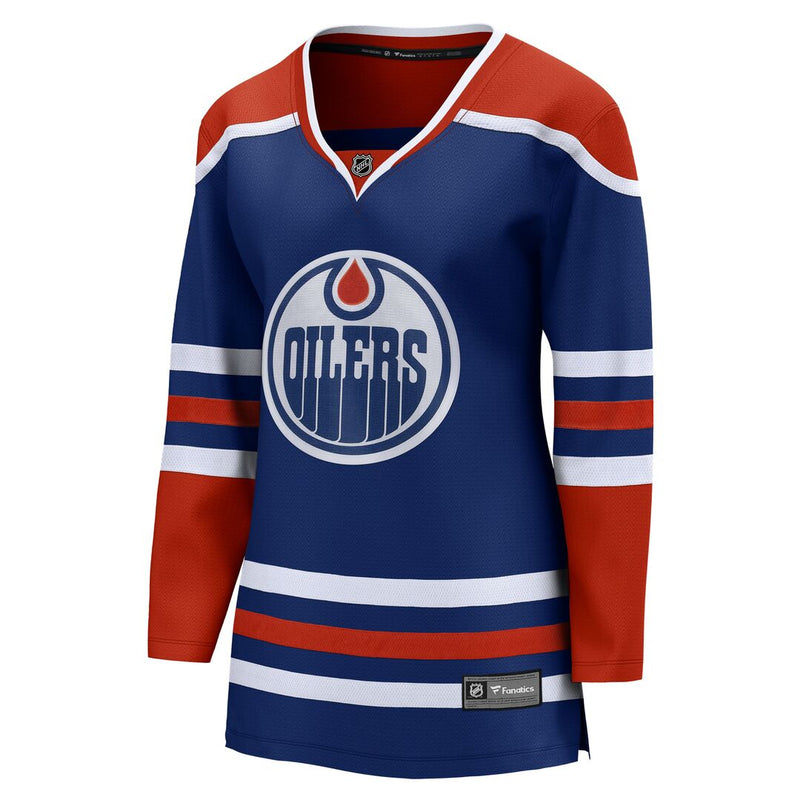 Shop Fanatics Women's NHL Edmonton Oilers Breakaway Home Jersey Royal Edmonton Canada Store