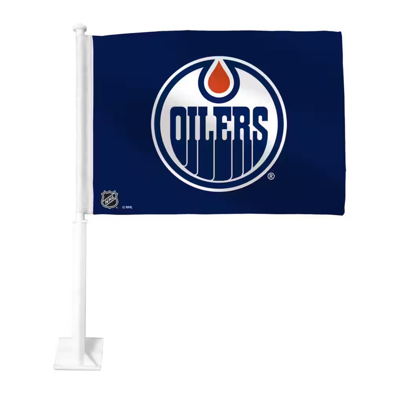 Shop Flag Car 2-Sided NHL Edmonton Oilers Royal Edmonton Canada Store