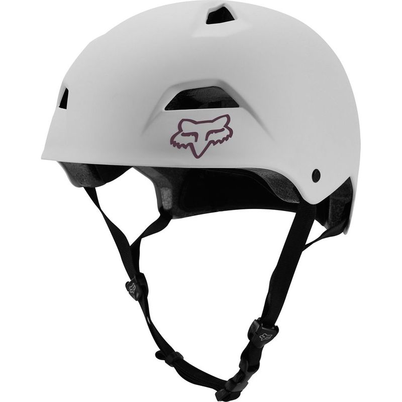 Shop Fox Adult Flight Sport Bike Helmet White/Berry Edmonton Canada Store