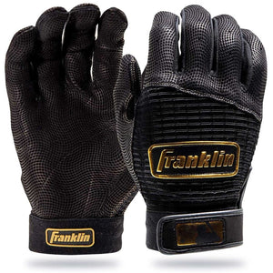 Shop Franklin Senior Pro Classic Batting Gloves Black/Gold Edmonton Canada Store
