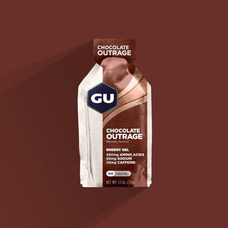 Shop GU Energy Gel Single Serving Chocolate Outrage Edmonton Canada Store