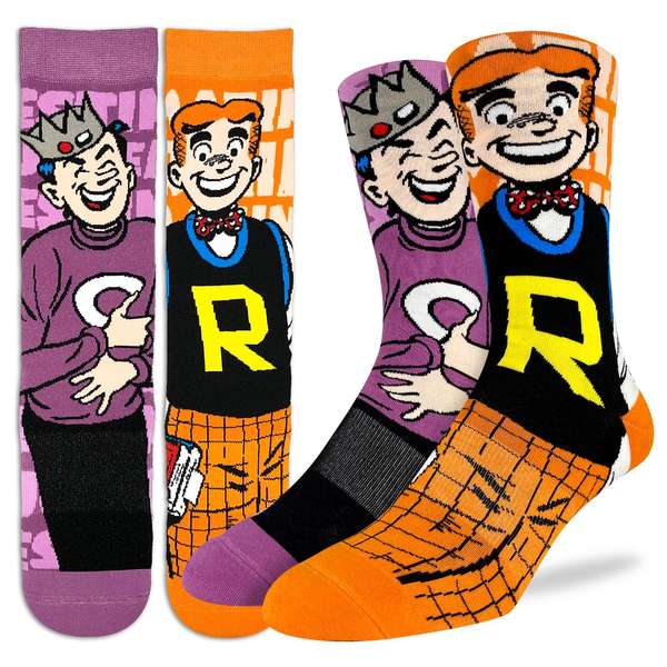 Shop Good Luck Sock Men's Archie & Jughead Socks - Shoe Size 8-13 Edmonton Canada Store