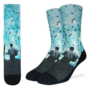 Shop Good Luck Sock Men's Bob Dylan Playing Guitar-Shoe Size 8-13 Edmonton Canada Store