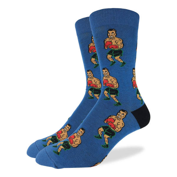 Shop Good Luck Sock Men's Tyson Punch-Out!! Socks - Shoe Size 7-12 Edmonton Canada Store