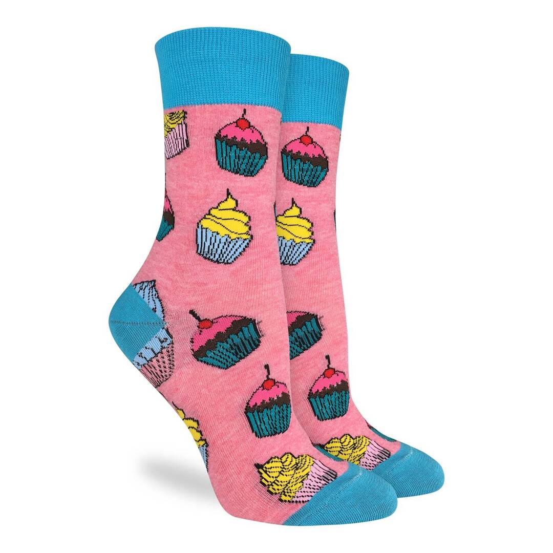 Shop Good Luck Sock Women's Cupcakes Socks - Shoe Size 5-9 Edmonton Canada Store