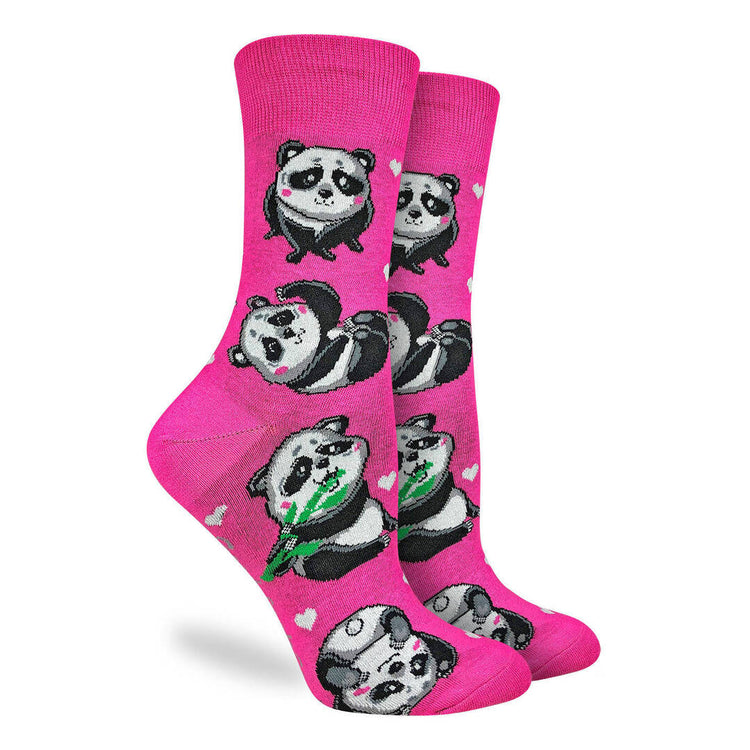 Shop Good Luck Sock Women's Cute Pandas Socks - Shoe Size 5-9 Edmonton Canada Store