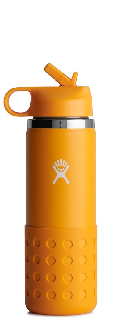 Yellow wide mouth hydro hot sale flask