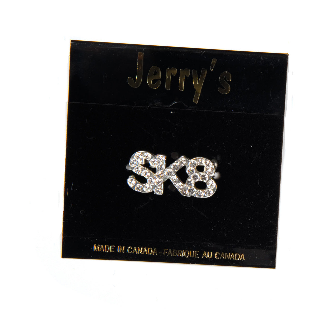 Shop Jerry's Crystal 1298 SK8 Figure Skating Pin Edmonton Canada Boutique
