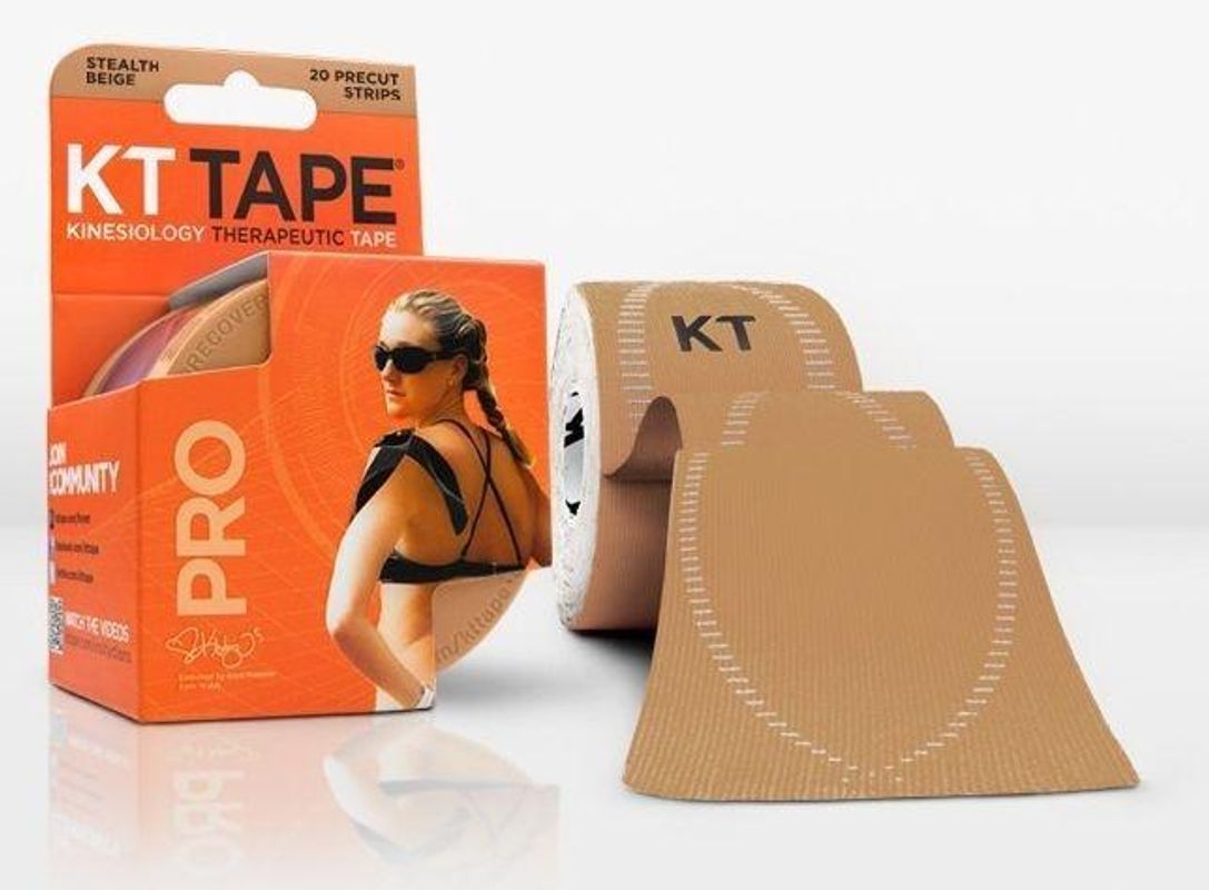 Shop KT Tape Pro 25cm Pre-Cut Strips Beige Edmonton Canada Store