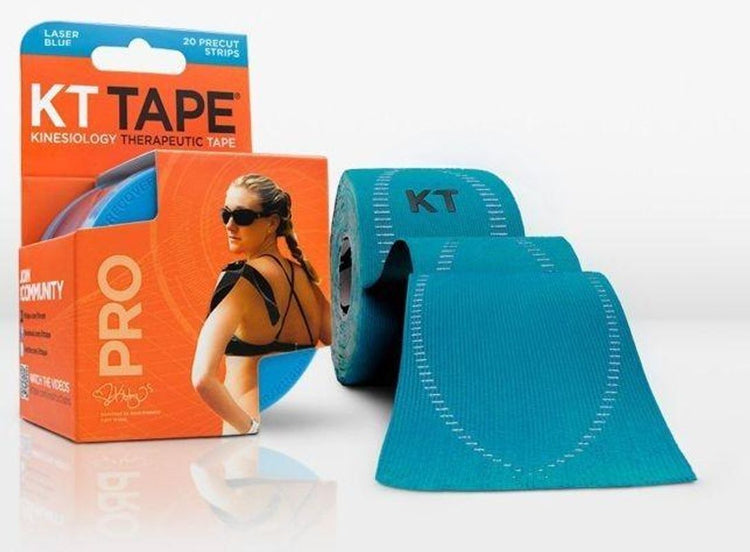 Shop KT Tape Pro 25cm Pre-Cut Strips Blue Edmonton Canada Store