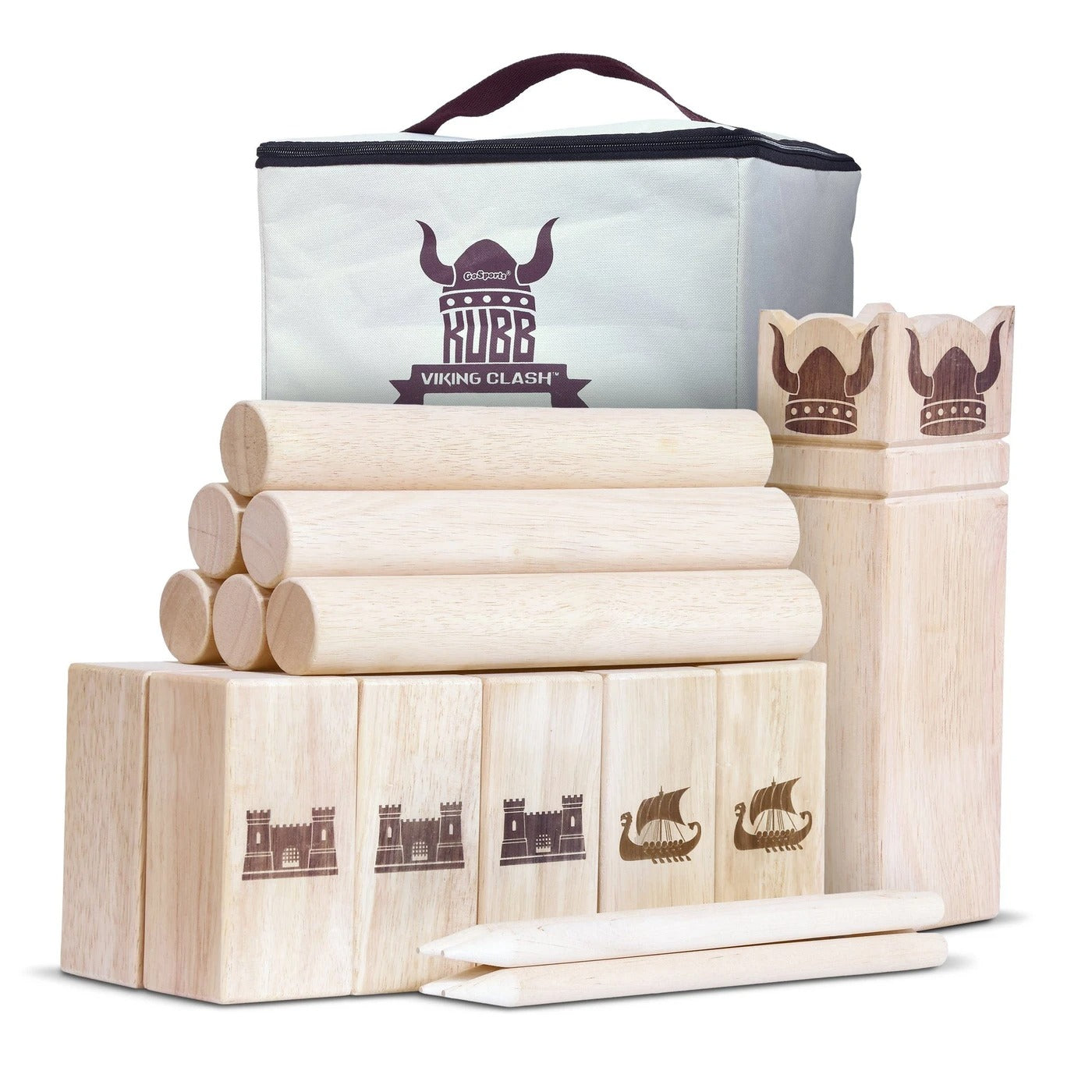 Buffalo Bills Kubb Viking Chess Set